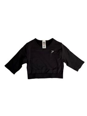 Gymshark Everyday Seamless Long Sleeve Crop Top Black Women’s Small Crop